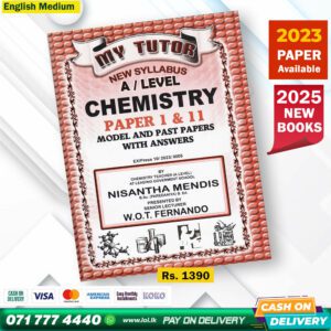 English Medium A/L Chemistry Past Paper Book 2025 - My Tutor Publication