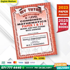 English Medium A/L Combined Maths Past Paper Book 2025 - My Tutor Publication