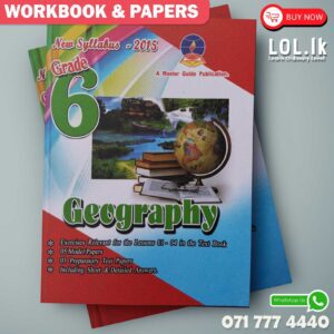 Master Guide Grade 06 Geography workbook | English Medium