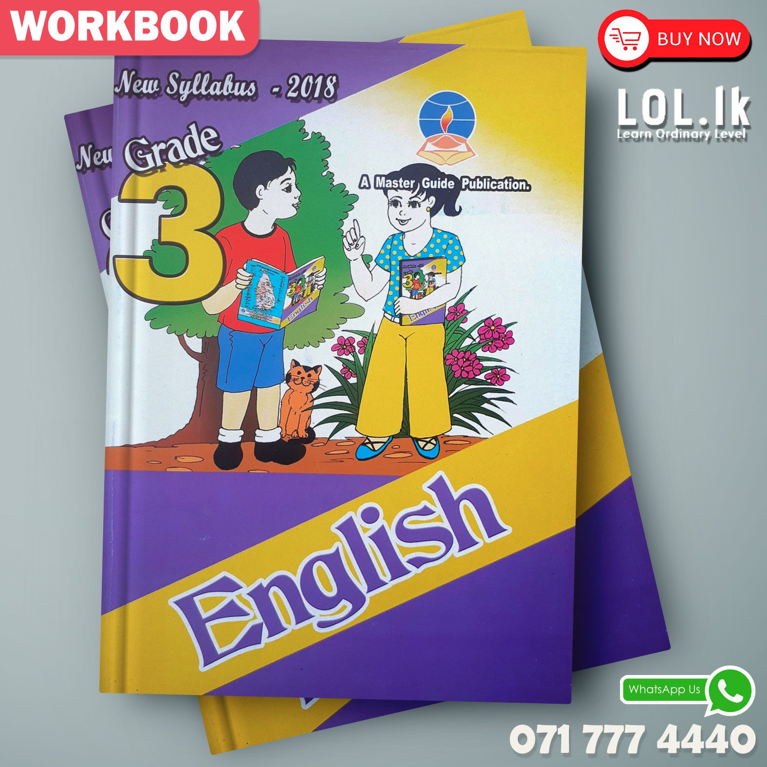 Master Guide Grade 03 English workbook | English Medium - LoL.lk Bookstore