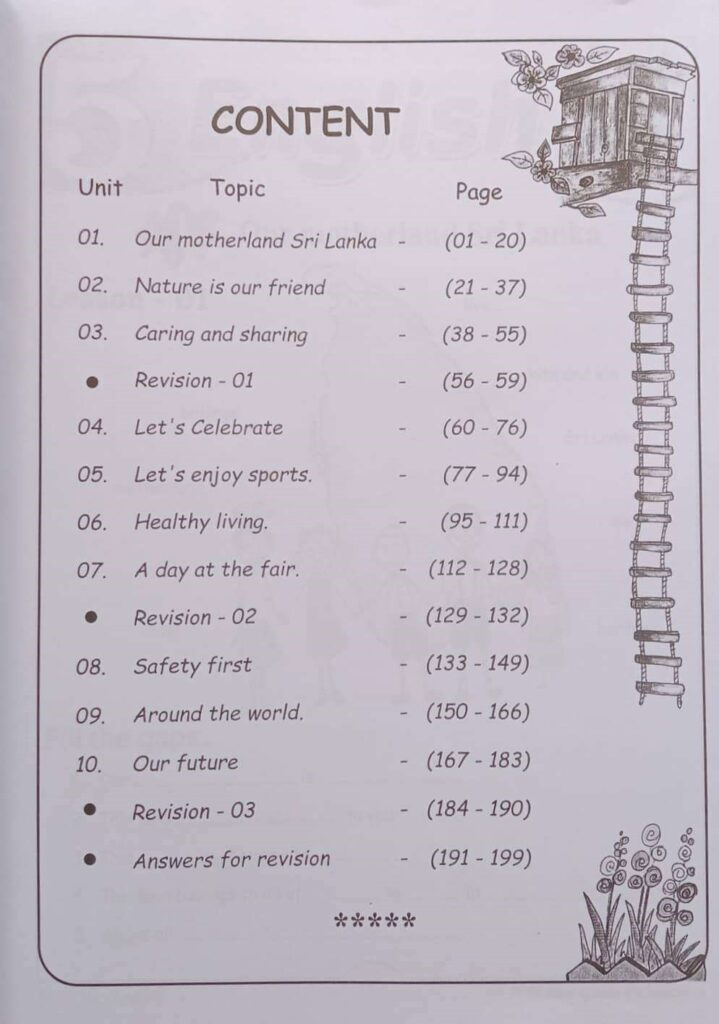 Master Guide Grade 05 English workbook | English Medium - LoL.lk Bookstore