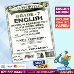 Grade 07 English Workbook with Term Test Papers (My Tutor)