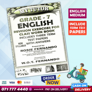 Grade 07 English Workbook with Term Test Papers (My Tutor)