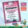 Grade 08 Geography Workbook with Term Test Papers (My Tutor) | English Medium