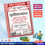 Mytutor Grade 11 History Workbook - Sinhala Medium