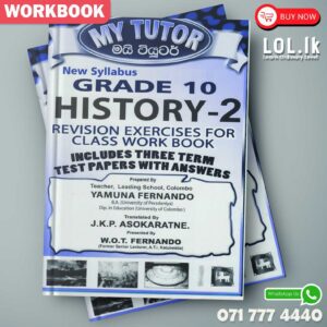 Mytutor Grade 10 History Workbook - English Medium