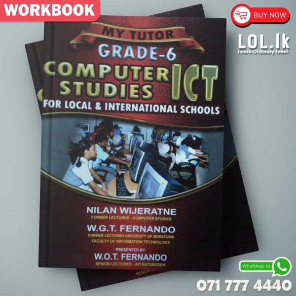 Mytutor Grade 06 Computer Studies Workbook - English Medium