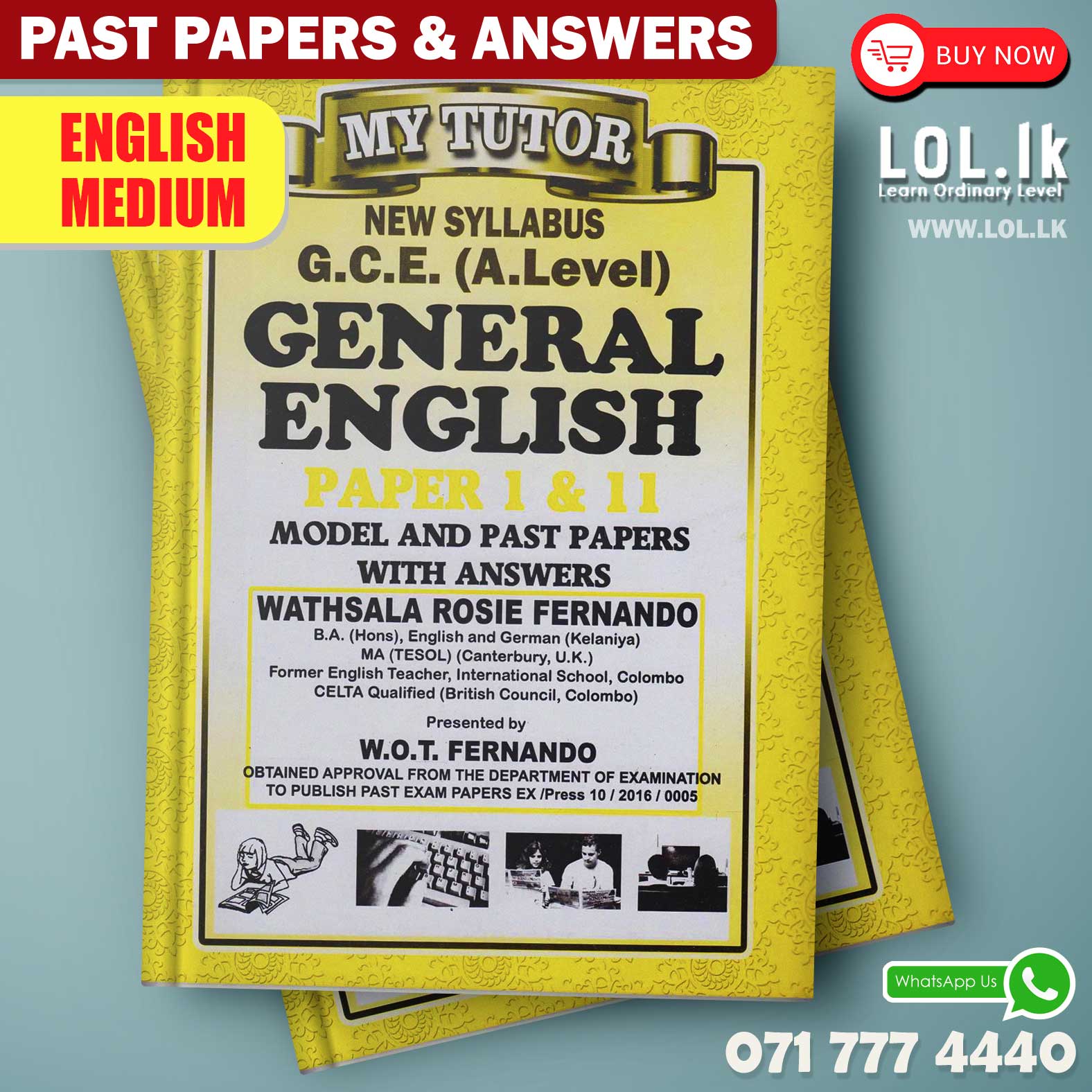 A L General English Past Paper Book With Answers My Tutor