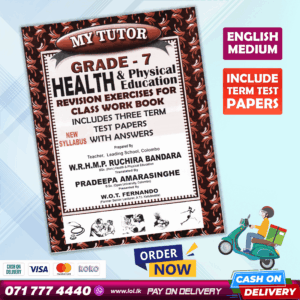 Grade 07 Science Workbook with Term Test Papers (My Tutor) | English Medium
