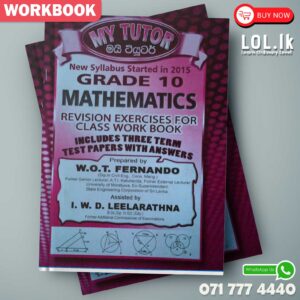 Mytutor Grade 10 Mathematics Workbook - English Medium