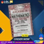 Grade 08 Maths Workbook with Term Test Papers (My Tutor) | English Medium