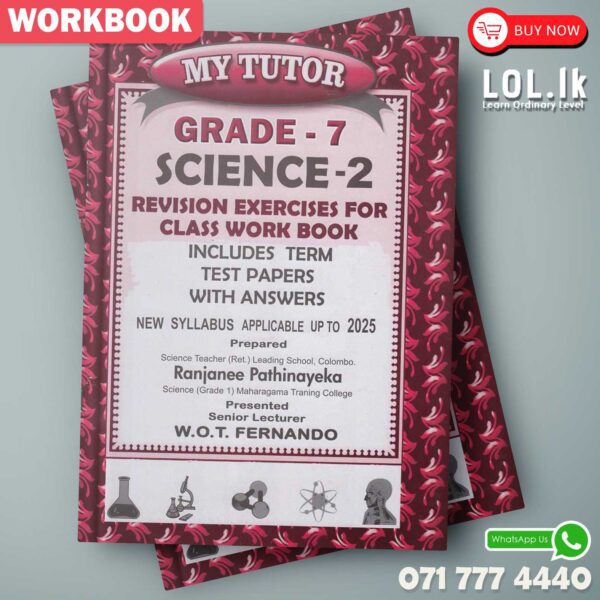 Mytutor Grade 07 Science 02 Workbook - English Medium