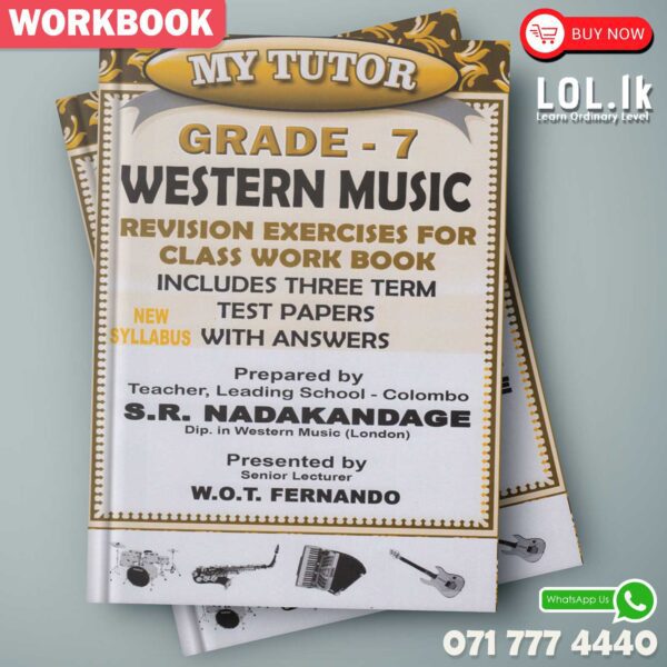 Mytutor Grade 07 Western Music Workbook - Sinhala Medium