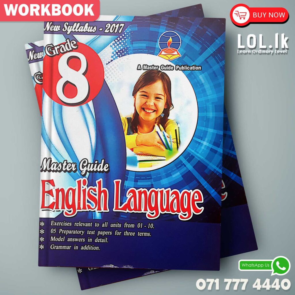 Master Guide Grade 08 Science workbook 01 | English Medium - LoL.lk ...