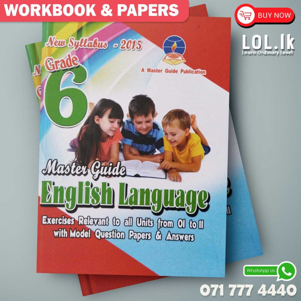 Master Guide Grade 06 Health Workbook 