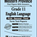 Western Province Grade 11 English Language Paper Book - SD Wijethunga Publications