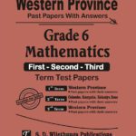 Western Province Grade 06 Mathematics Paper Book (English Medium) - SD Wijethunga Publications