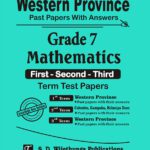 Western Province Grade 07 Mathematics Paper Book (English Medium) - SD Wijethunga Publications