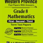 Western Province Grade 08 Maths Paper Book (English Medium) - SD Wijethunga Publications