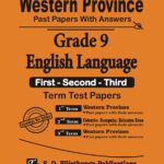 Western Province Grade 09 English Language Paper Book- SD Wijethunga Publications