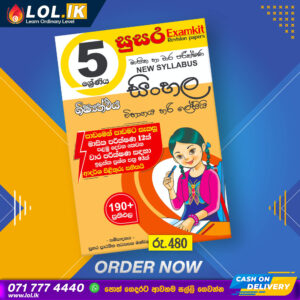 Grade 05 Sinhala Term Test Papers and Monthly Evaluation Papers Book