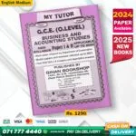 English Medium O/L Business and Accounting Studies Past Papers Book