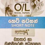 2024 O/L Business Studies Model Paper Book | Samagi Publishers