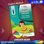 Grade 01 English Activity Book | English Medium