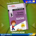 Grade 03 Maths Monthly Evaluation | English Medium