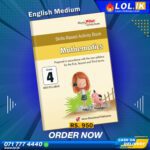 Grade 04 Maths Activity Book | English Medium