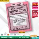 English Medium O/L HEALTH Past Papers Book