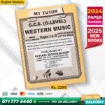 O/L Western Music Past Paper Book