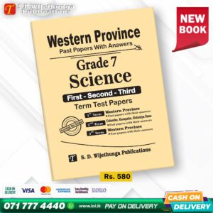 Western Province Grade 07 Science Paper Book ( English Medium) - SD Wijethunga Publications