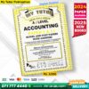 English Medium A/L Accounting Past Paper Book 2025 - My Tutor Publication
