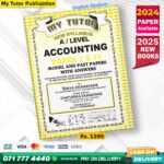 English Medium A/L Accounting Past Paper Book 2025 - My Tutor Publication
