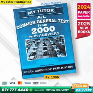 English Medium A/L Common General Test Past Paper Book 2025 - My Tutor Publication