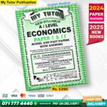 English Medium A/L Economics Past Paper Book 2025 - My Tutor Publication