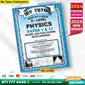 English Medium A/L Physics Past Paper Book 2025 - My Tutor Publication