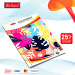 Richard CR 80 Pages Single Ruled Book (25% Off Discount)