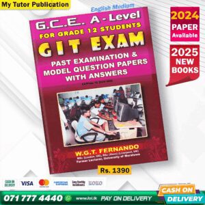 English Medium A/L GIT Exam Past Paper Book 2025 - My Tutor Publication
