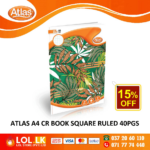 Atlas 40 Pages Square Ruled CR Book