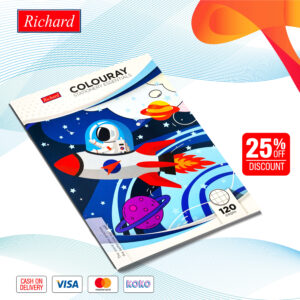 Richard B5 120 Pages Square Ruled Book (25% Off Discount)