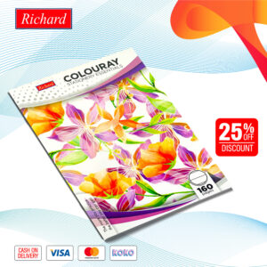 Richard B5 160 Pages Single Ruled Book (25% Off Discount)