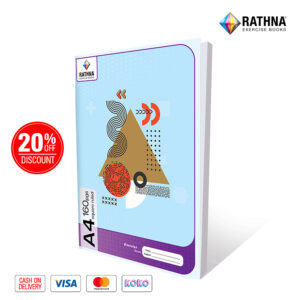 Rathna 160 pages square ruled CR book front view