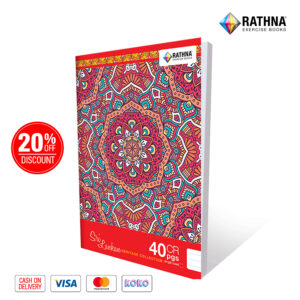 Rathna 40 pages single ruled CR book front view