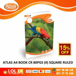 Atlas 80 Pages Square Ruled CR Book