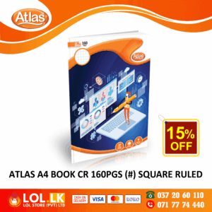 Atlas 160 Pages Square Ruled CR Book