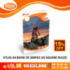 Atlas 200 Pages Square Ruled CR Book