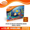 Atlas 40 Pages Black Drawing Book