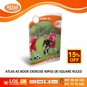 Atlas 40 Pages Square Ruled Exercise Book